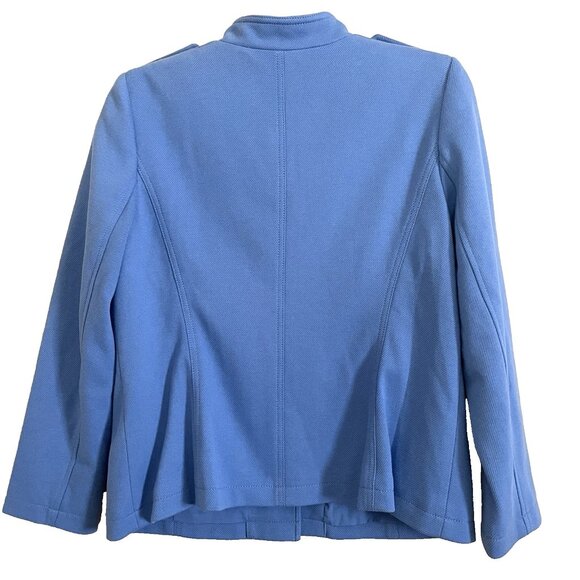 Talbots Knit Band Blazer Jacket Size 16 NWT Office Business Casual Military - Picture 4 of 13
